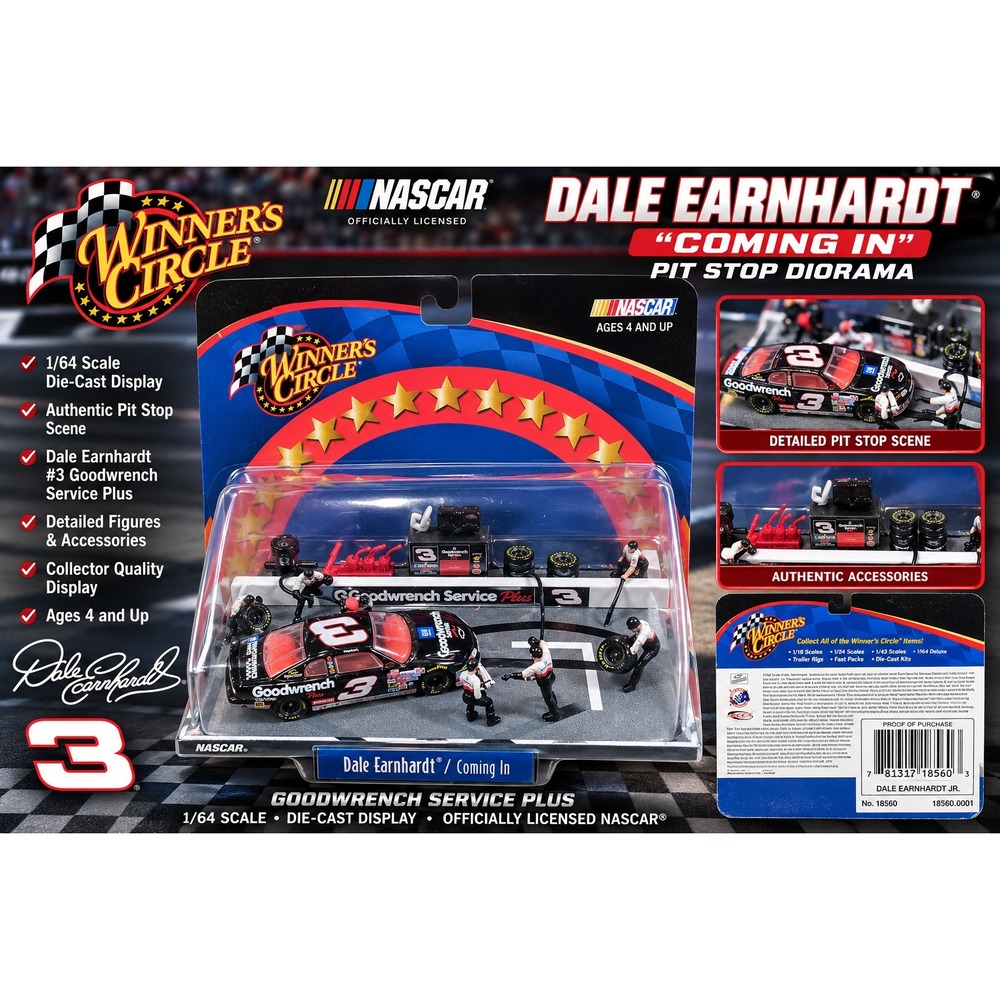 NASCAR Dale Earnhardt Winner's Circle Pit Stop Diorama 1/64 Die-Cast #3 18560